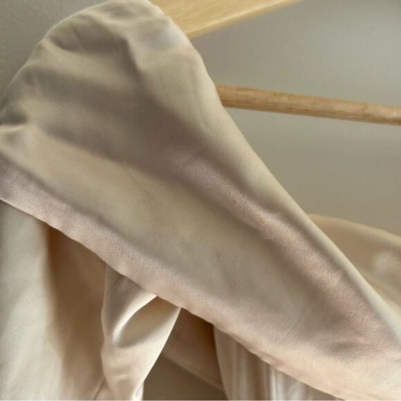 Reformation Maves Off-The-Shoulder Mini Dress Cream - Picture 4 of 8